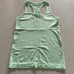 Lululemon Swiftly Tech Racerback Tank Lime Green size 4